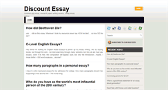 Desktop Screenshot of discountessay.com